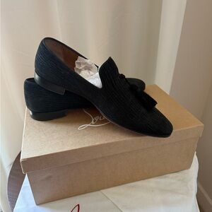 Christian Louboutin Black Men's Loafers